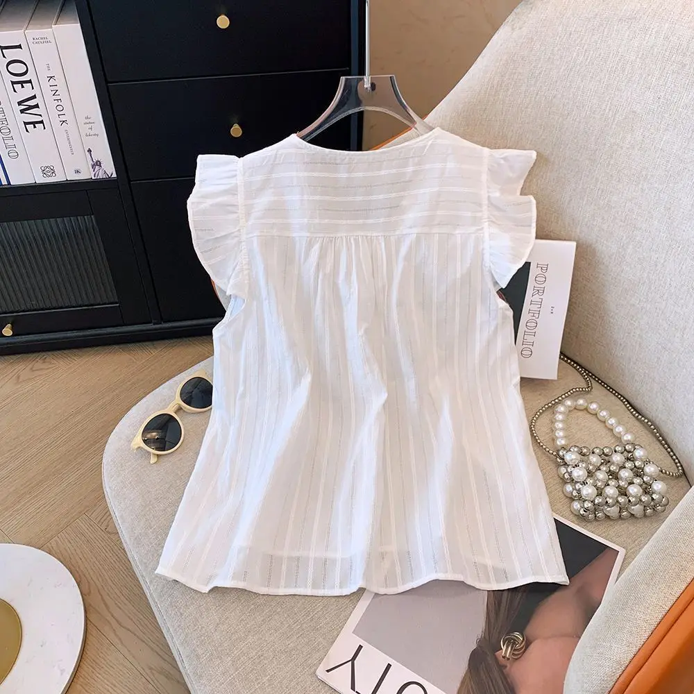 Summer New Women's Loose ort Sve irt Dstring Rope Fre Sle Floral Design No-Sve Top Commute Sle Pure C...
Summer New Women's Loose ort Sve irt Dstring Rope Fre Sle Floral Design No-Sve Top Commute Sle Pure C...