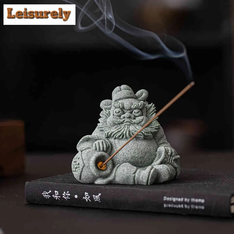 Tianshi Zhongkui Green Sand Stone Incense Holder Tea Pet Flowerpot Landscaping Tea Figurine Play Toys Statue Tea Statue Ornament
Tianshi Zhongkui Green Sand Stone Incense Holder Tea Pet Flowerpot Landscaping Tea Figurine Play Toys Statue Tea Statue Ornament