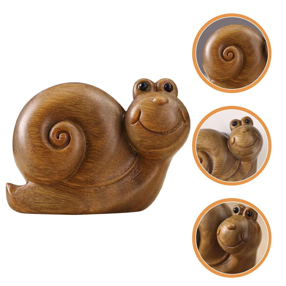 Wooden Snail Statue Mini Decor Figurine for Desktop Living Room Adornment Exquisite Model Craft Lovely Ornament
Wooden Snail Statue Mini Decor Figurine for Desktop Living Room Adornment Exquisite Model Craft Lovely Ornament