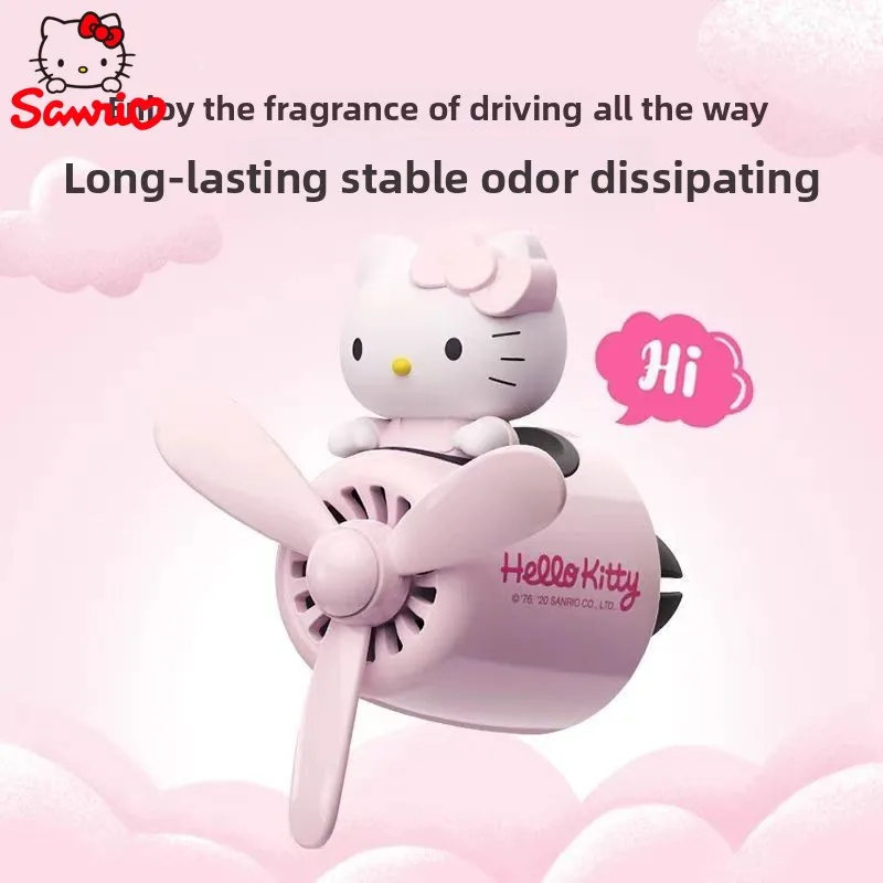 Kitty car aromatherapy fan air outlet rotating aircraft ornaments for girls car accessories cute cartoon interior decoration
Kitty car aromatherapy fan air outlet rotating aircraft ornaments for girls car accessories cute cartoon interior decoration