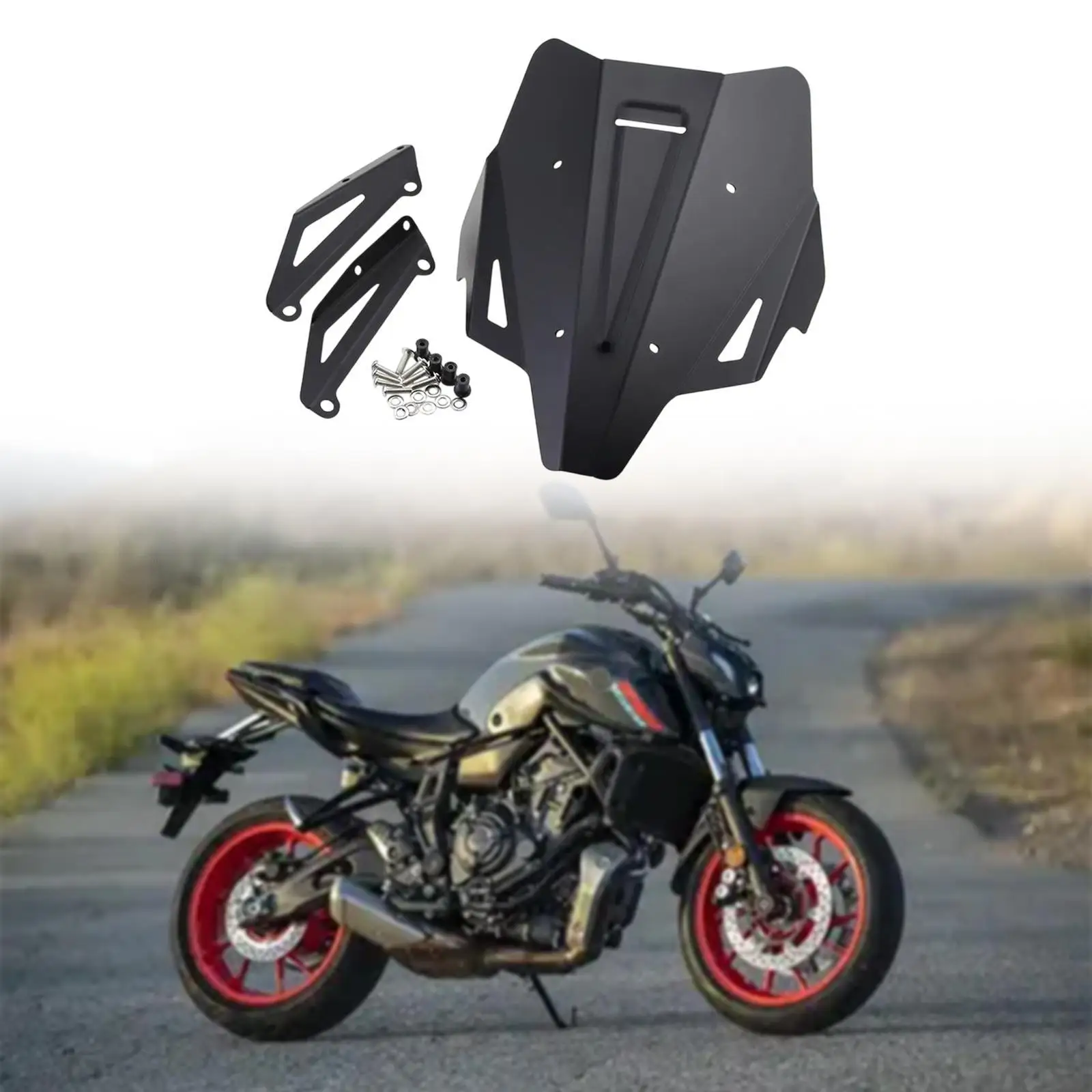Side Windshield Versatile Easy to Install Creative ACC Parts Stable Removable Motorcycle Windshield Windscreen Deflector
Side Windshield Versatile Easy to Install Creative ACC Parts Stable Removable Motorcycle Windshield Windscreen Deflector