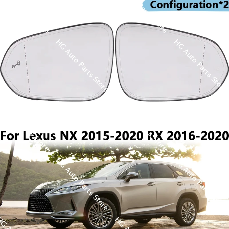 For Lexus NX 2015-2020 RX 2016-2020 Car Replacement Rearview Heated Mirror Glass Left Right Side
For Lexus NX 2015-2020 RX 2016-2020 Car Replacement Rearview Heated Mirror Glass Left Right Side