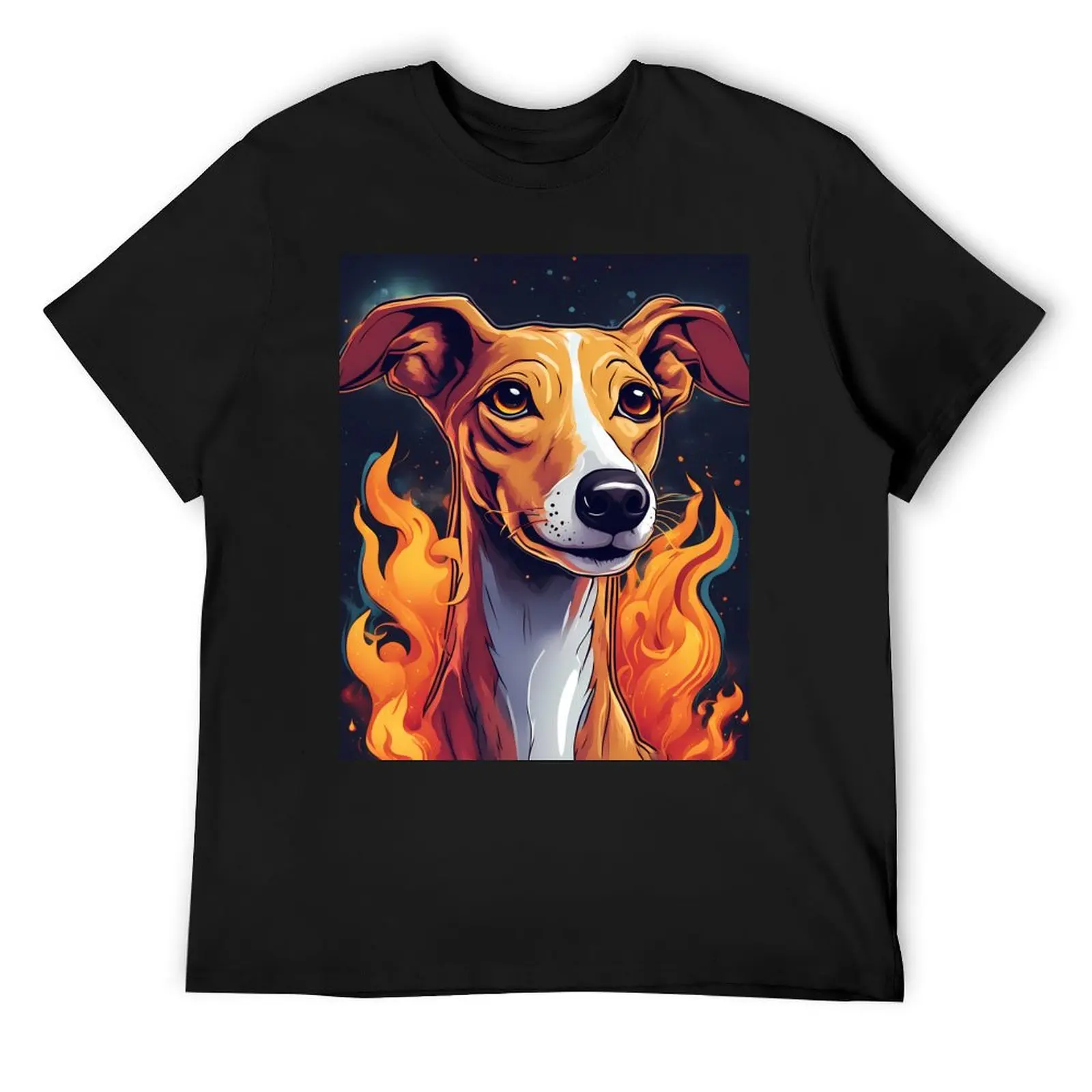 Whippet Dog Portrait: Vivid Flame Aura T-Shirt graphics for a boy mens graphic t-shirts pack
Whippet Dog Portrait: Vivid Flame Aura T-Shirt graphics for a boy mens graphic t-shirts pack
