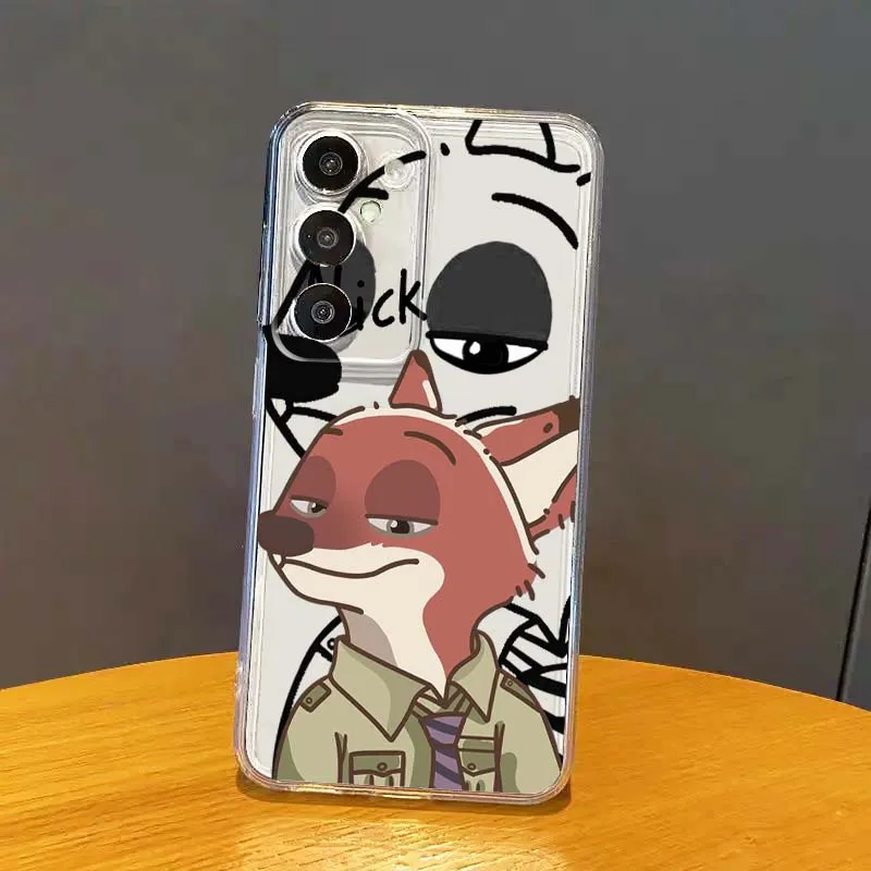 Disney Nick Judy Anime For Samsung Galaxy S25 S24 S23 S22 S21 S20 S10 Lite Plus FE Edge TPU 5G Transparent Phone Case
Disney Nick Judy Anime For Samsung Galaxy S25 S24 S23 S22 S21 S20 S10 Lite Plus FE Edge TPU 5G Transparent Phone Case