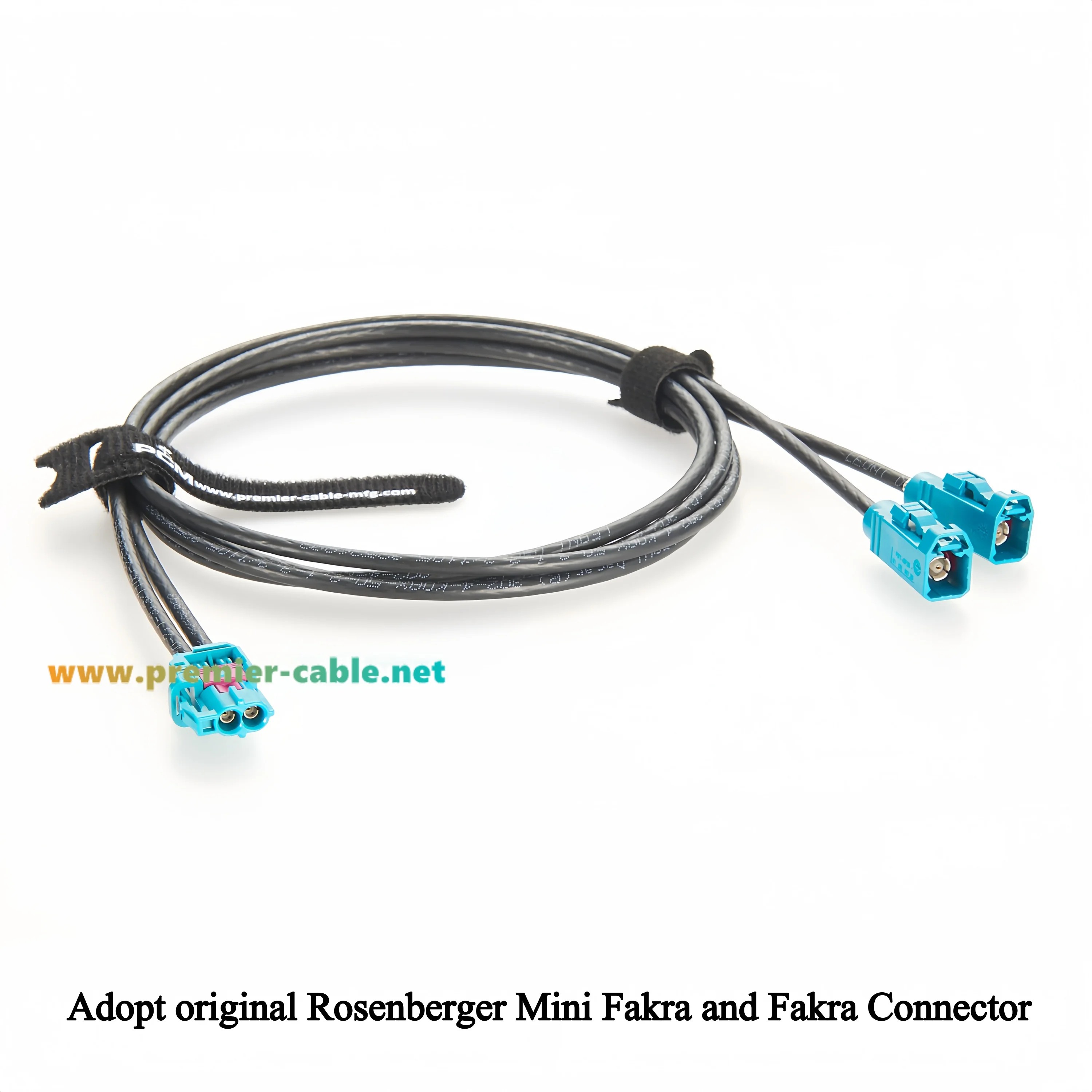 Rosenberger HFM Mini FAKRA Cable Assembly, Dual Cavity Vertical Mini FAKRA Automotive Camera Cable AMK16C-1M4Z5-Z to 59Z113-000Z
Rosenberger HFM Mini FAKRA Cable Assembly, Dual Cavity Vertical Mini FAKRA Automotive Camera Cable AMK16C-1M4Z5-Z to 59Z113-000Z
