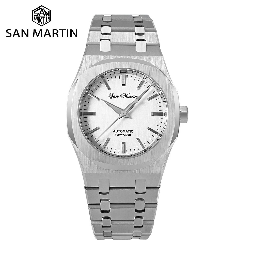 San Martin 38.5mm Oak Luxury Men Watch Miyota 9015 Mechanical Watches With Self Winding Sapphire Bracelet 100m Waterproof SN0013
San Martin 38.5mm Oak Luxury Men Watch Miyota 9015 Mechanical Watches With Self Winding Sapphire Bracelet 100m Waterproof SN0013