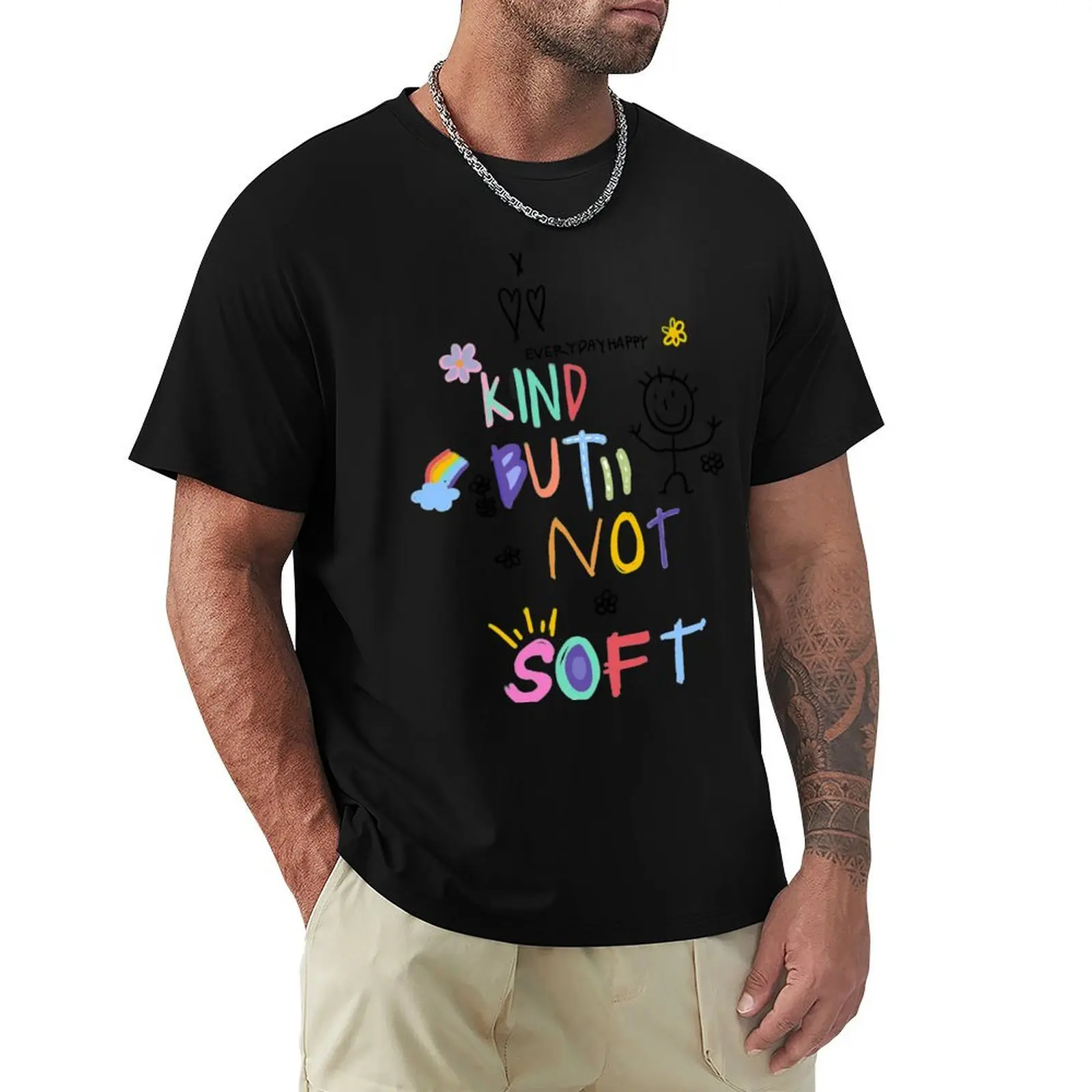 Kind but not soft (back) T-Shirt Plus Size Basic Short Sleeve Top
Kind but not soft (back) T-Shirt Plus Size Basic Short Sleeve Top