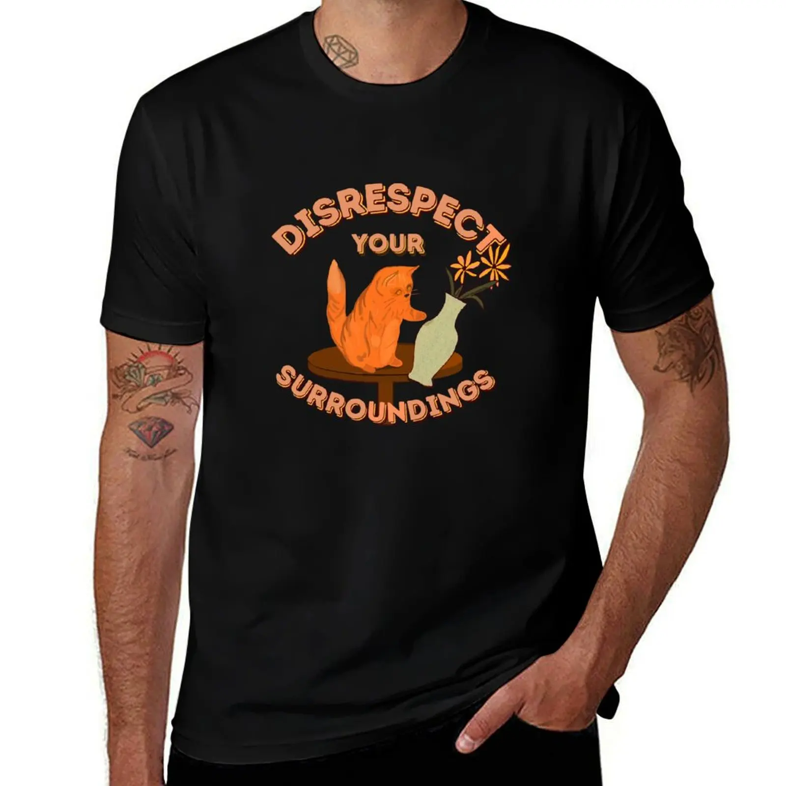 Disrespect Your Surroundings! (ORIGINAL Orange) T-Shirt clothes summer top sports fans clothing for men
Disrespect Your Surroundings! (ORIGINAL Orange) T-Shirt clothes summer top sports fans clothing for men