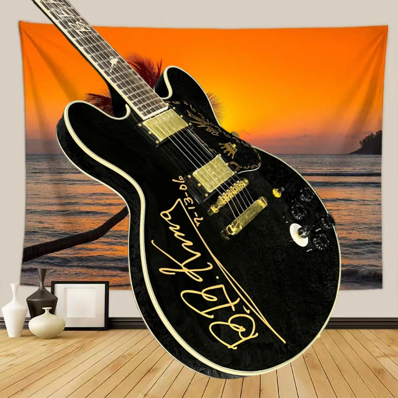 40 Inch Black ES335 Guitar Rosewood Neck Maple Body 22 Tone HH Pickup Fixed Bridge Rock Music Free Shipping
40 Inch Black ES335 Guitar Rosewood Neck Maple Body 22 Tone HH Pickup Fixed Bridge Rock Music Free Shipping