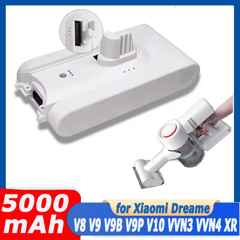 5000MAH Li ion Battery for Dreame V8 V10Pro V9P XR VVN3 VVN5 Handheld Cordless Vacuum Cleaner Parts Replacement Battery
5000MAH Li ion Battery for Dreame V8 V10Pro V9P XR VVN3 VVN5 Handheld Cordless Vacuum Cleaner Parts Replacement Battery
