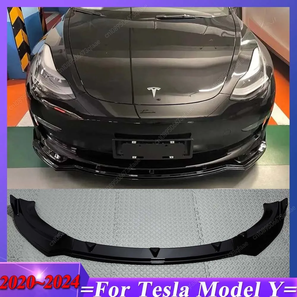 For Tesla Model Y 2020-2024 Gloss Black Front Lower Bumper Lip Spoiler Car Modification Bumper Diffur seProtector Bodykit Tuning
For Tesla Model Y 2020-2024 Gloss Black Front Lower Bumper Lip Spoiler Car Modification Bumper Diffur seProtector Bodykit Tuning