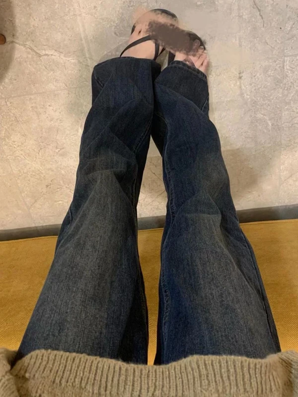 Повседневные джинсы-колокольчики с высокой талией, женские джинсы в стиле ретро, утягивающие бедра, не подходящие модные джинсы длиной до пола
Повседневные джинсы-колокольчики с высокой талией, женские джинсы в стиле ретро, утягивающие бедра, не подходящие модные джинсы длиной до пола