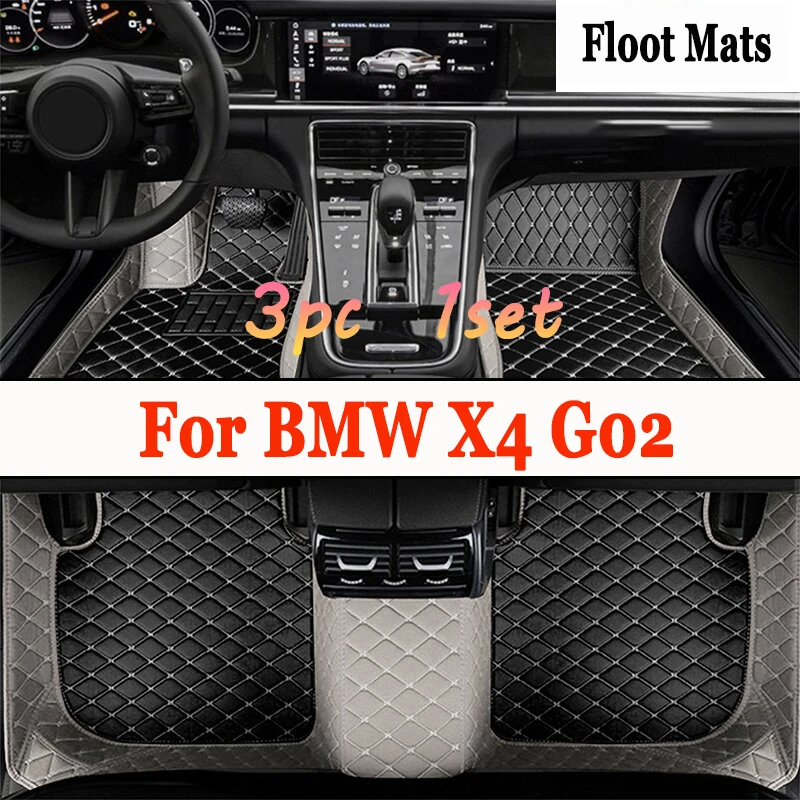 Автомобильные коврики для BMW X4 G02 MK2 2019 ~ 2022, ковер, Чехлы, кожаный роскошный коврик, коврик с защитой от грязи, ковер, Аксессуары для автомобилей, интерьерные части
Автомобильные коврики для BMW X4 G02 MK2 2019 ~ 2022, ковер, Чехлы, кожаный роскошный коврик, коврик с защитой от грязи, ковер, Аксессуары для автомобилей, интерьерные части