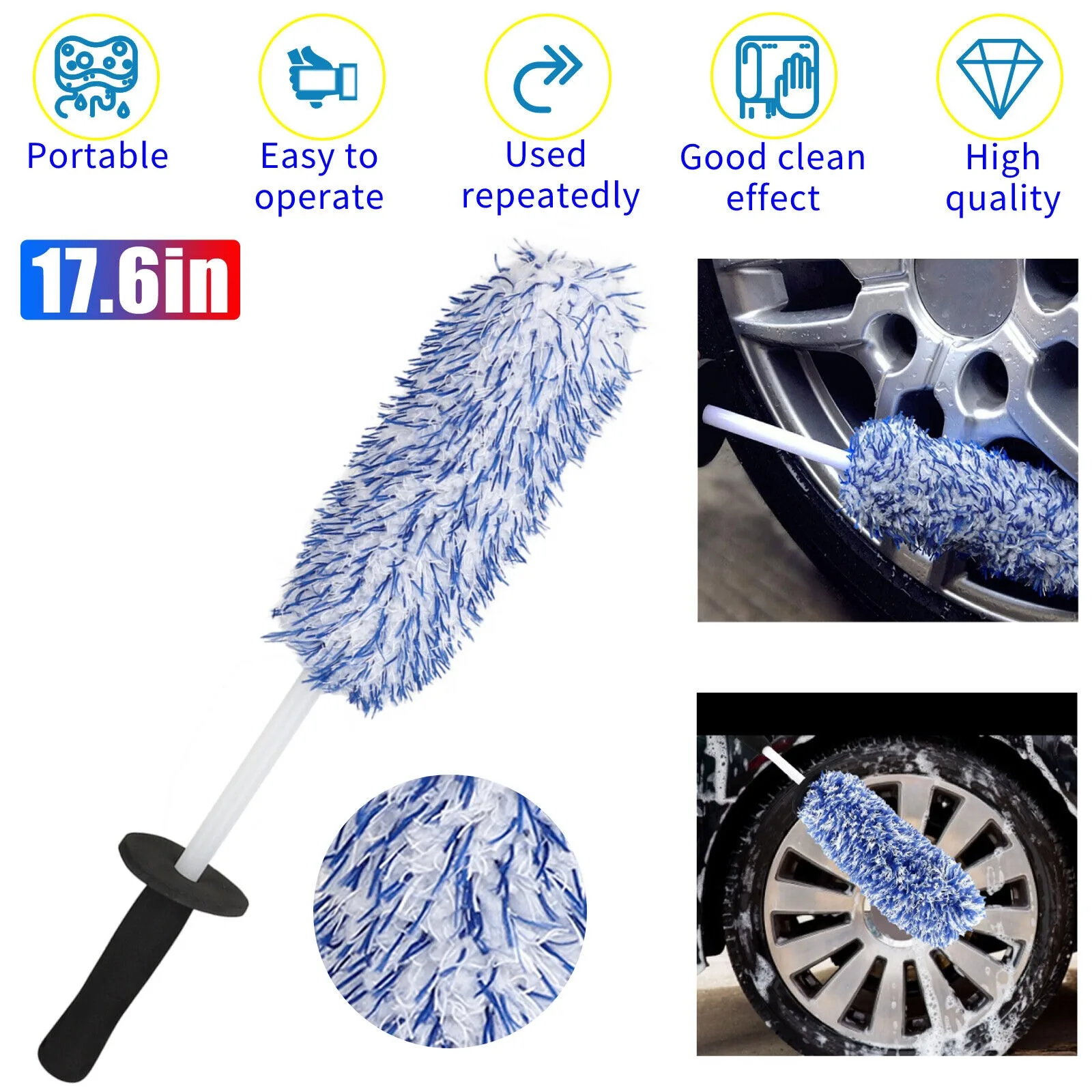 US 17" Car Wheel Brush Rims Tire Seat Engine Wash Cleaning Kit Auto Detailing Tool
US 17" Car Wheel Brush Rims Tire Seat Engine Wash Cleaning Kit Auto Detailing Tool