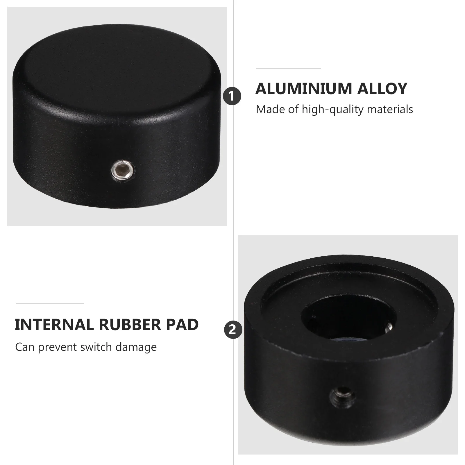 4Sets Electric Guitar Effects Pedal Footswitch Topper Aluminum Alloy Protective Button with Rubber Pad for Durability and Shine
4Sets Electric Guitar Effects Pedal Footswitch Topper Aluminum Alloy Protective Button with Rubber Pad for Durability and Shine