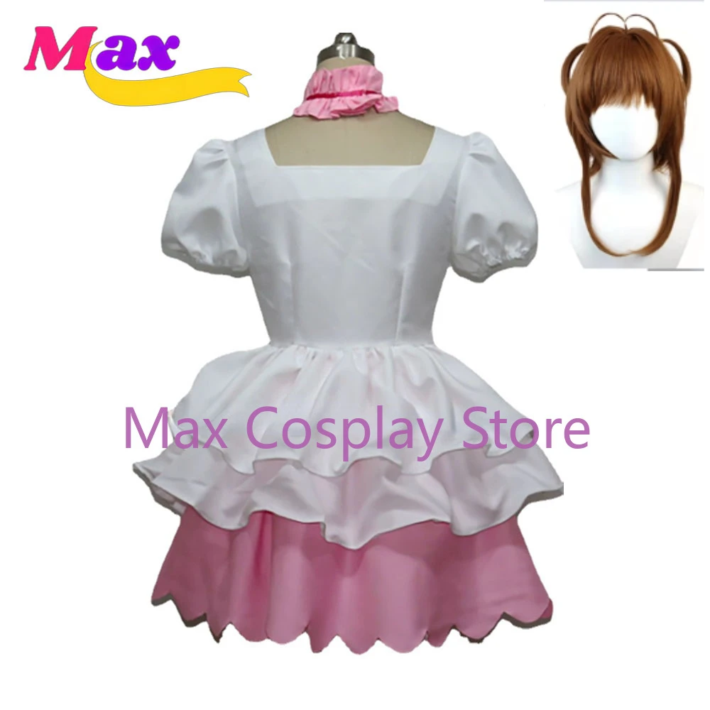 Костюм для косплея Max Cos аниме Сакура, белый полный комплект из парика, любой размер
Костюм для косплея Max Cos аниме Сакура, белый полный комплект из парика, любой размер