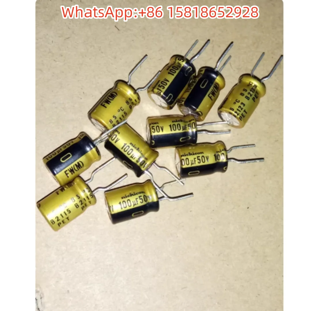 20pcs 50V100UF 8X12mm Nichicon Gold FW Audio Electrolytic Capacitors
20pcs 50V100UF 8X12mm Nichicon Gold FW Audio Electrolytic Capacitors