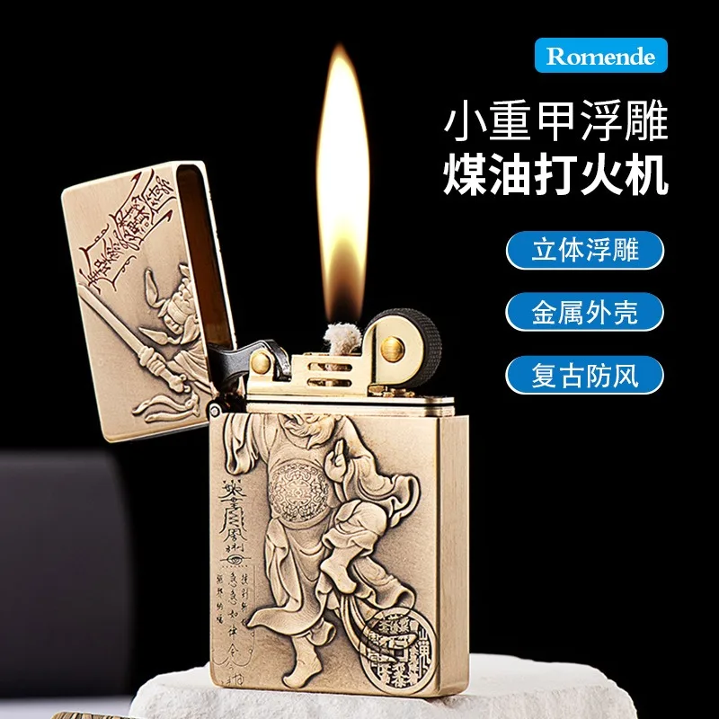 2026 New Ultra-thin Embossed Kerosiene Lighter Original Copper Double-sided Carving Is The First Choice for Men’s Gifts
2026 New Ultra-thin Embossed Kerosiene Lighter Original Copper Double-sided Carving Is The First Choice for Men’s Gifts