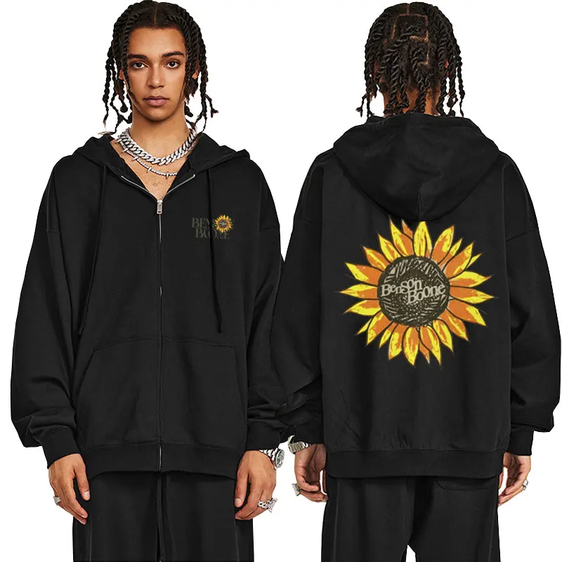 Benson Boone Fireworks & Rollerblades Sunflower Zipper Hoodie Men Women Fashion Oversized Zip Up Jacket Mens Vintage Streetwear
Benson Boone Fireworks & Rollerblades Sunflower Zipper Hoodie Men Women Fashion Oversized Zip Up Jacket Mens Vintage Streetwear