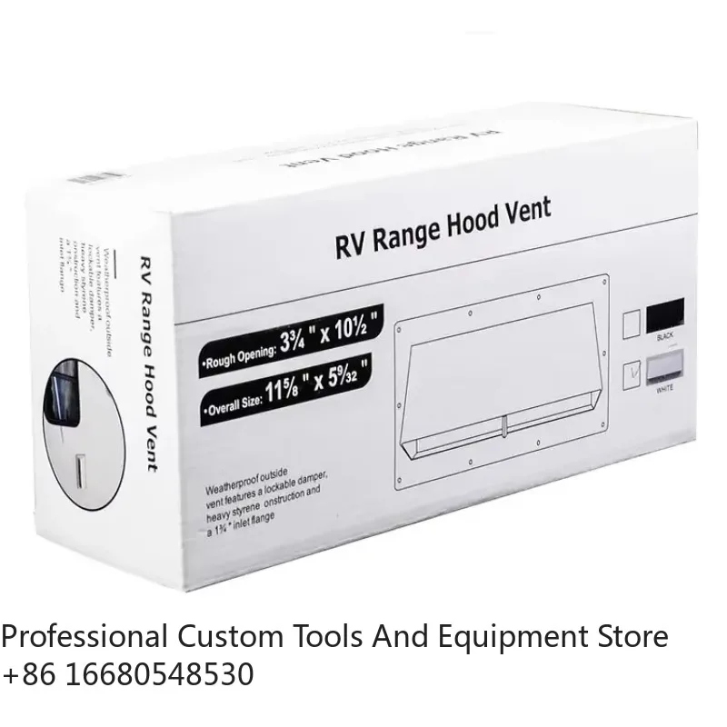 jfWhite Black RV Range Hood Vent ABS Uvioresistant External Vent Exhaust Port Exhaust Hole Cover Plastic RV Accessories
jfWhite Black RV Range Hood Vent ABS Uvioresistant External Vent Exhaust Port Exhaust Hole Cover Plastic RV Accessories