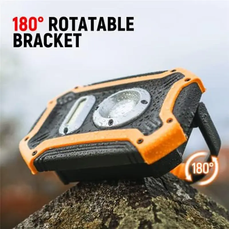 LED Rechargeable Work Light 30W - Portable 180° Folding Handle with Magnetic Base, 5 Light Modes for Site Lighting
LED Rechargeable Work Light 30W - Portable 180° Folding Handle with Magnetic Base, 5 Light Modes for Site Lighting
