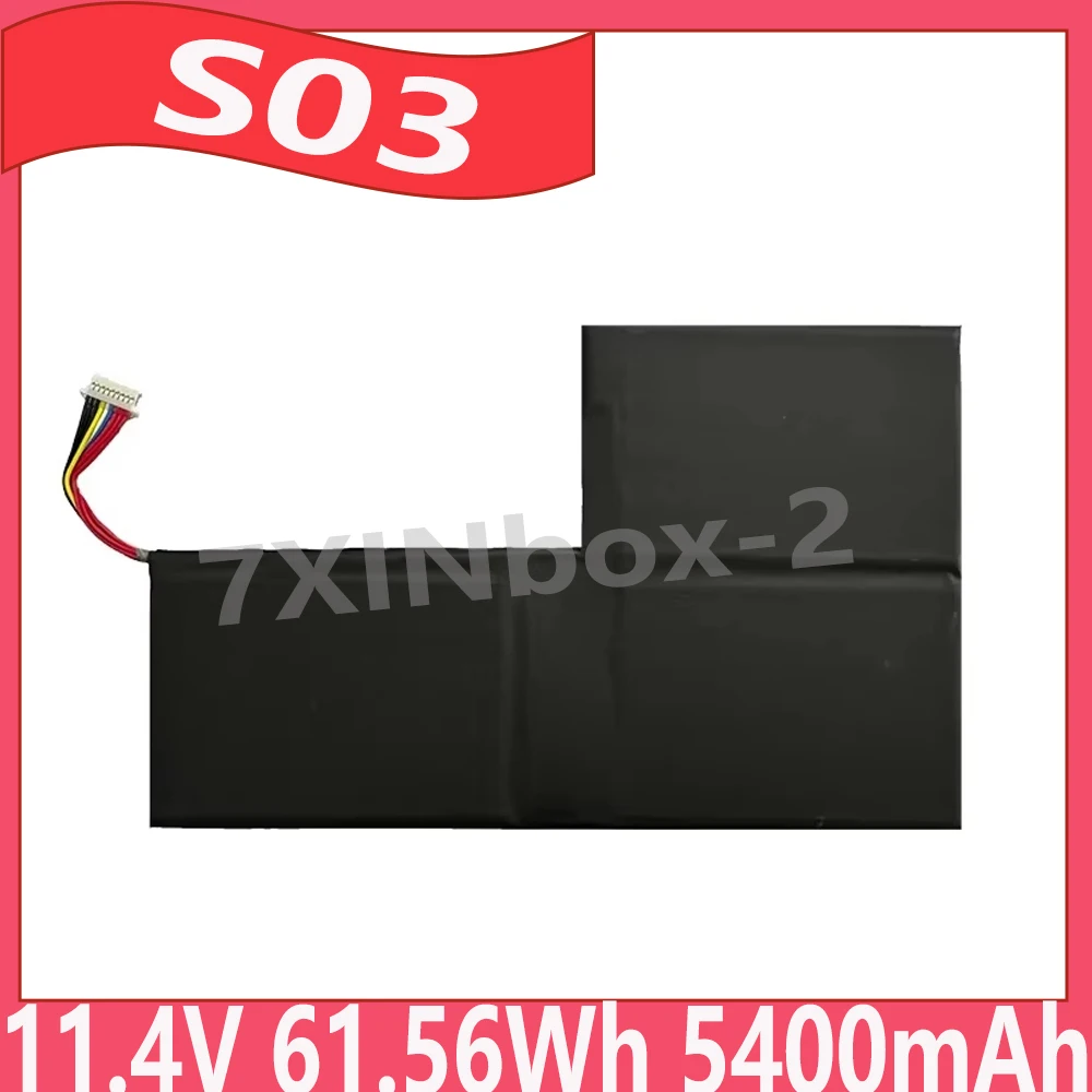 S03 11,4 В 61,56 Втч 5400 мАч аккумулятор для ноутбука Pendulum F156 S03 S05 расширенная серия большой емкости
S03 11,4 В 61,56 Втч 5400 мАч аккумулятор для ноутбука Pendulum F156 S03 S05 расширенная серия большой емкости