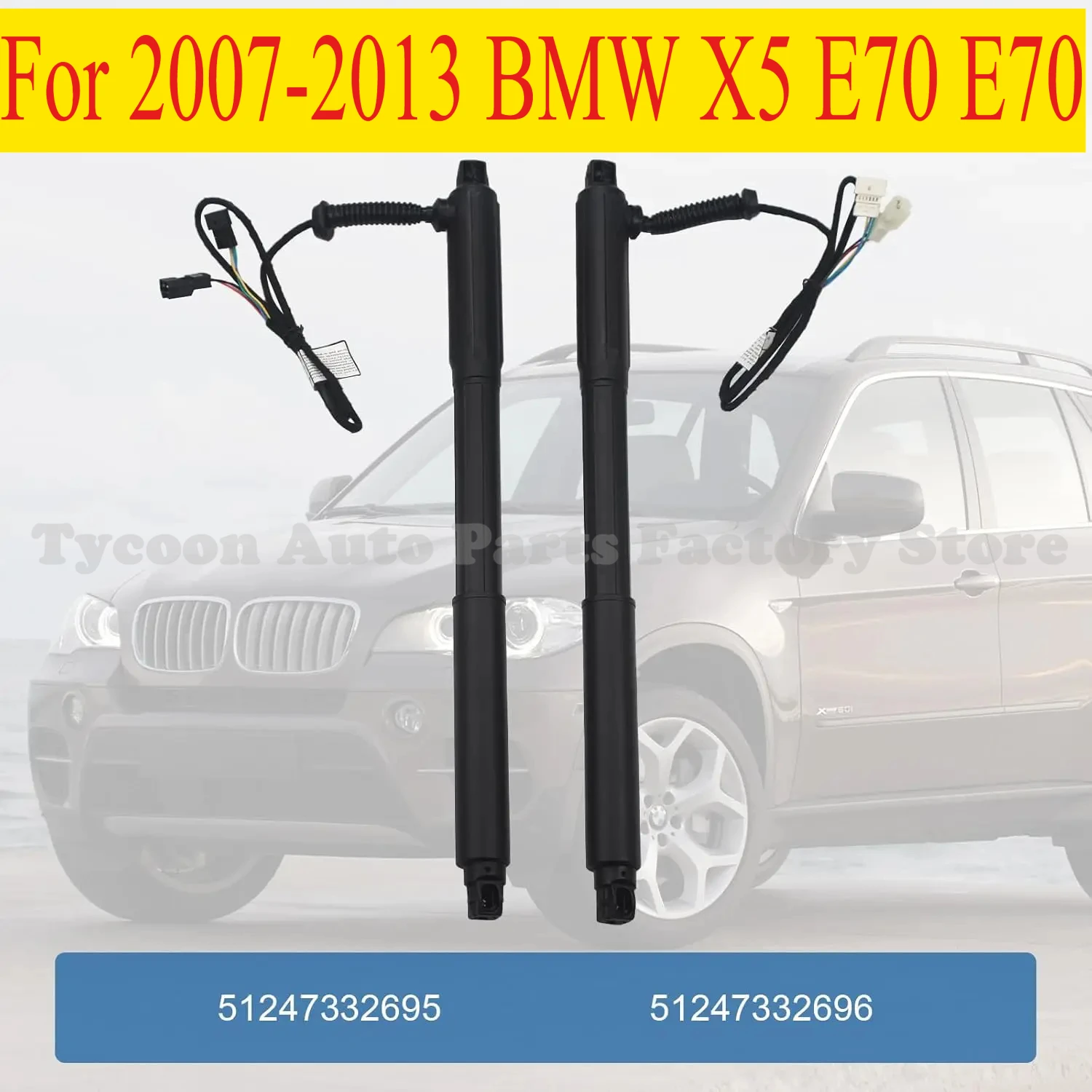 Newly 51247332695 1pcs Left /Right Electric Tailgate Gas Support Struts for 2007-2013 BMW X5 E70 E70 51244887652 5124729458
Newly 51247332695 1pcs Left /Right Electric Tailgate Gas Support Struts for 2007-2013 BMW X5 E70 E70 51244887652 5124729458