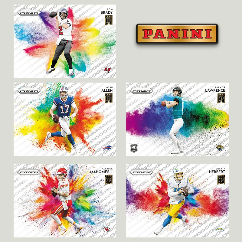 Panini 2021 Nfl Prizm Color Blast Josh Allen Tom Brady Patrick Mahomes II Diy Homemade Rugby Star Gift Collection
Panini 2021 Nfl Prizm Color Blast Josh Allen Tom Brady Patrick Mahomes II Diy Homemade Rugby Star Gift Collection