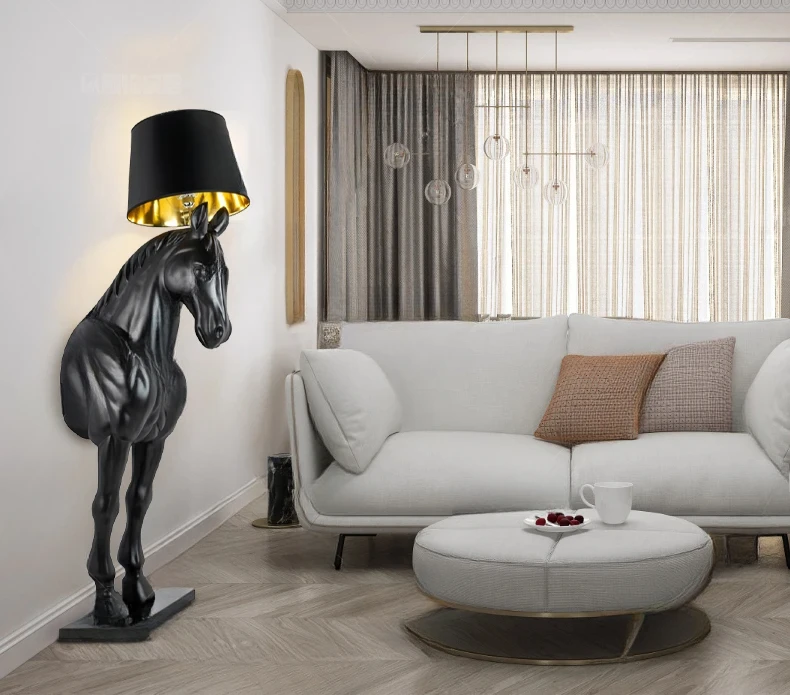 Half-Length Horse Sculpture Lamp Hotel Lobby Indoor Entrance Nordic Decoration Floor Ornaments Lamp
Half-Length Horse Sculpture Lamp Hotel Lobby Indoor Entrance Nordic Decoration Floor Ornaments Lamp