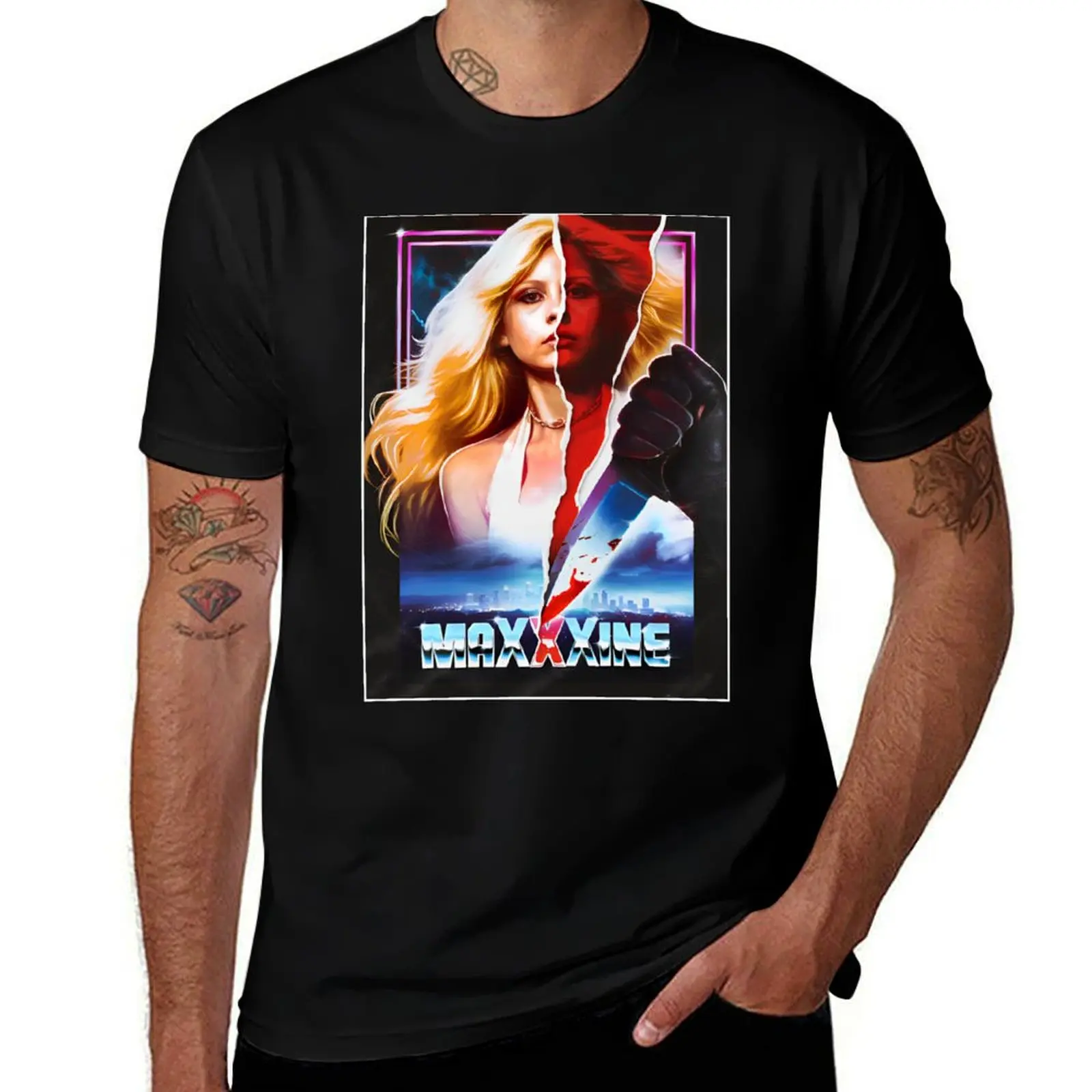 Maxxxine T-Shirt graphic shirts custom shirt sweat T-shirts man men workout shirt
Maxxxine T-Shirt graphic shirts custom shirt sweat T-shirts man men workout shirt