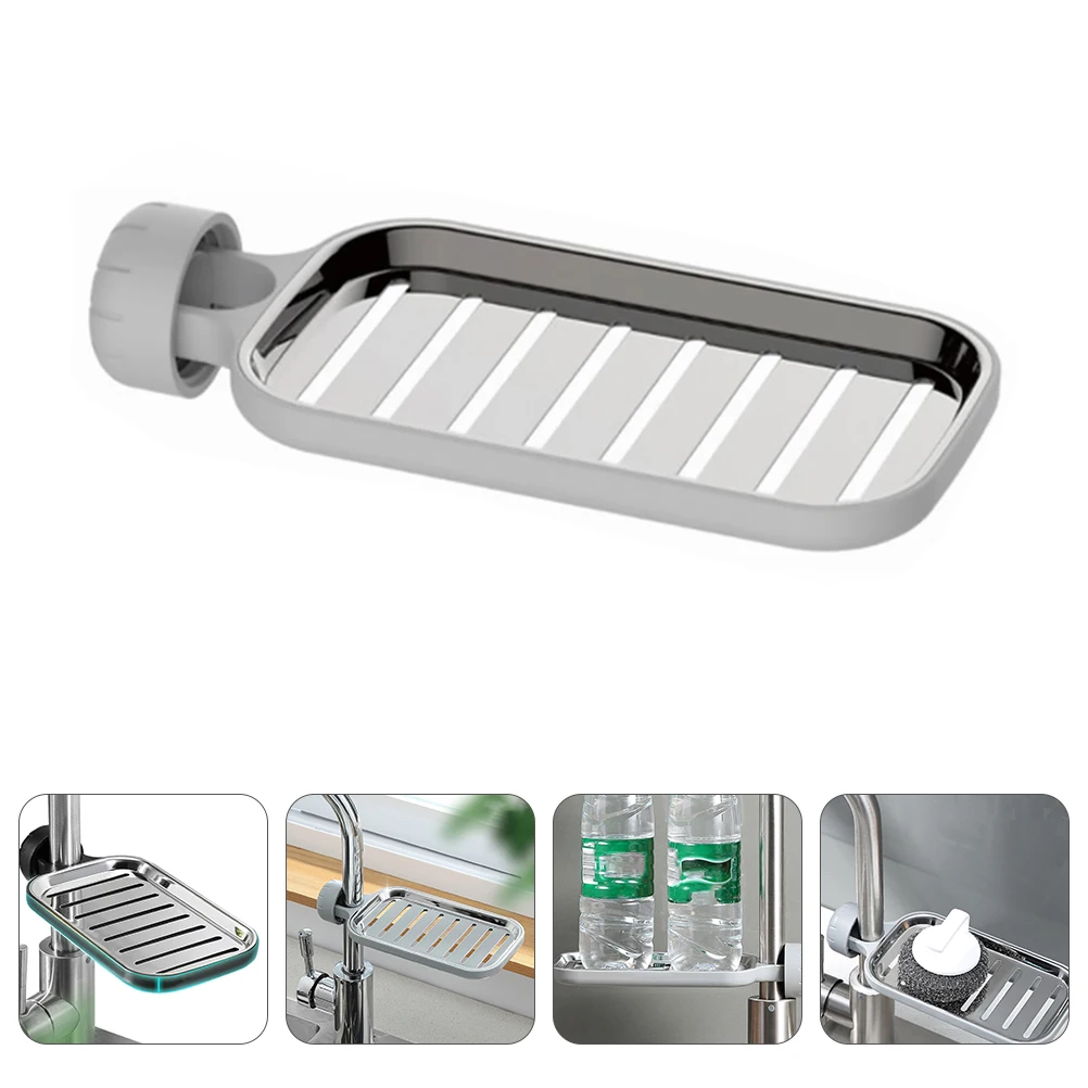 Stainless Steel Faucet Rack Sink ganizer Drainer Shelf Sponge Storage Kitchen Bracket Waterproof Simple Detachable Design Easy
Stainless Steel Faucet Rack Sink ganizer Drainer Shelf Sponge Storage Kitchen Bracket Waterproof Simple Detachable Design Easy