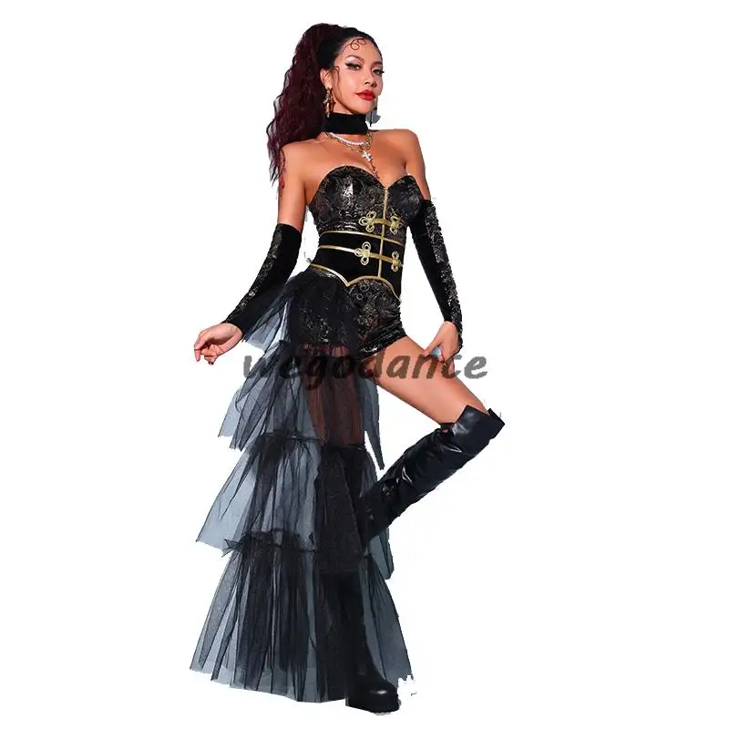 Jazz Dance Costumes For Women Sexy Kpop Korean Singing Troupe Performance Clothing
Jazz Dance Costumes For Women Sexy Kpop Korean Singing Troupe Performance Clothing