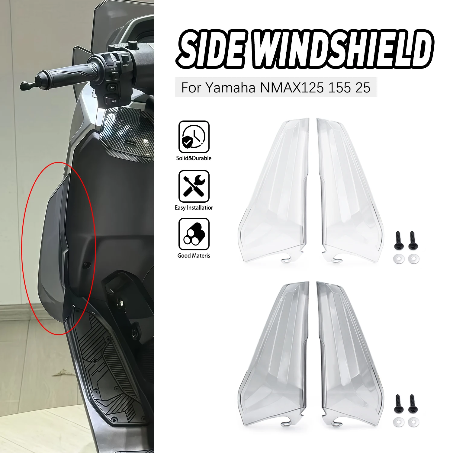 Modified Motorcycle Spare Part Nmax2025 Nmax Legsheild Leg Windshield Protect For 2025Year Yamaha Nmax V3 Nmax155
Modified Motorcycle Spare Part Nmax2025 Nmax Legsheild Leg Windshield Protect For 2025Year Yamaha Nmax V3 Nmax155