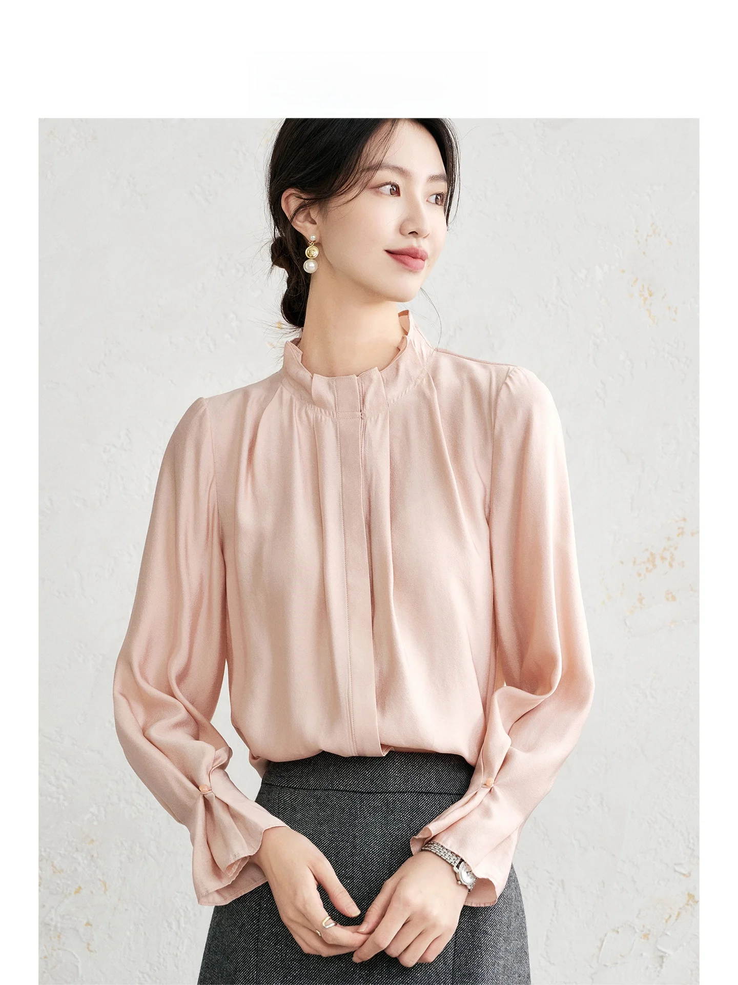 OFFIY Beautiful irt Ультра-зеркало для поездок на работу Высококачественный розовый модный новый топ женской одежды прямого кроя Длинный све
OFFIY Beautiful irt Ультра-зеркало для поездок на работу Высококачественный розовый модный новый топ женской одежды прямого кроя Длинный све