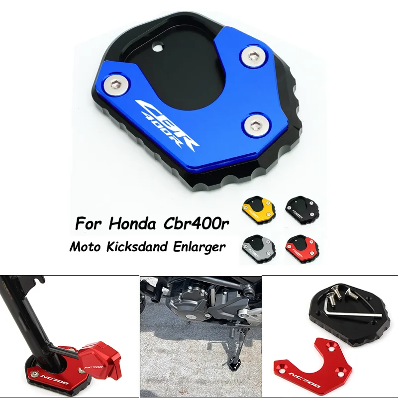 For Honda Cbr400r Cbr 400R CNC Mootrcycle Accessories Latest Kickstand Enlarger Foot Side Stand Pad Enlarge Support
For Honda Cbr400r Cbr 400R CNC Mootrcycle Accessories Latest Kickstand Enlarger Foot Side Stand Pad Enlarge Support