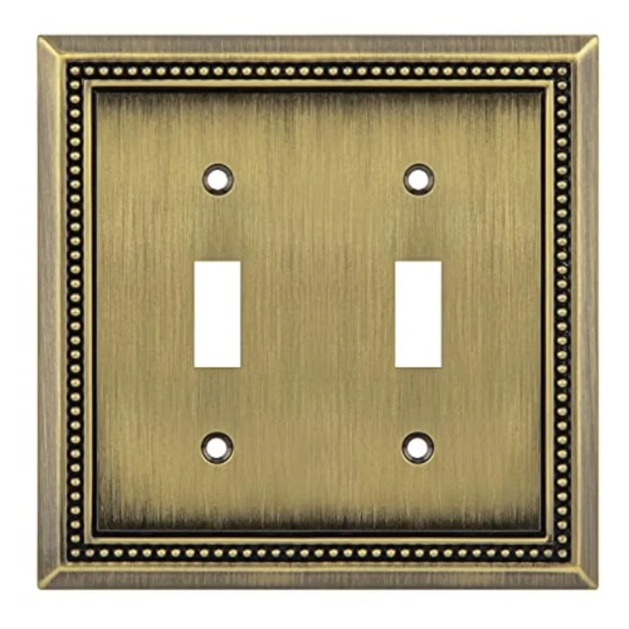 Sunken Pearls Heavy Duty Decorative Wall Plate Switch Plate Outlet Cover Double Toggle
Sunken Pearls Heavy Duty Decorative Wall Plate Switch Plate Outlet Cover Double Toggle