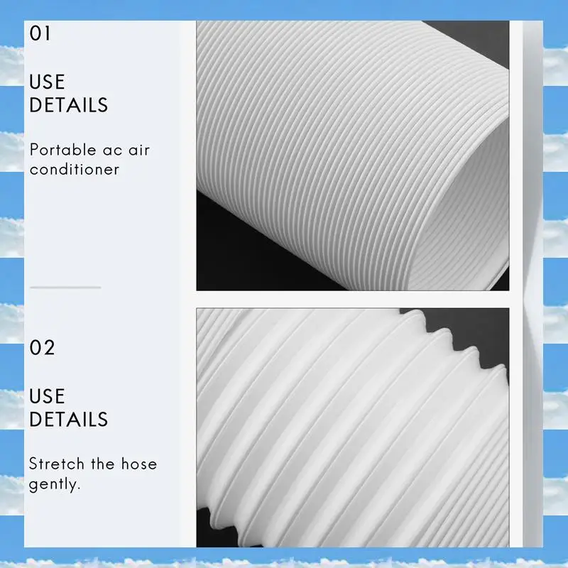 A11I Universal Pipe Air Conditioner Exhaust Hose Ducting 5.1 Inch Width PVC Duct Hose
A11I Universal Pipe Air Conditioner Exhaust Hose Ducting 5.1 Inch Width PVC Duct Hose