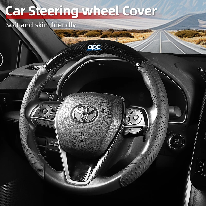 Car accessories interior Carbon Fiber Steering Wheel Cover For Opel Corsa Astra Insignia Vectra Zafira Meriva Mokka Antara
Car accessories interior Carbon Fiber Steering Wheel Cover For Opel Corsa Astra Insignia Vectra Zafira Meriva Mokka Antara
