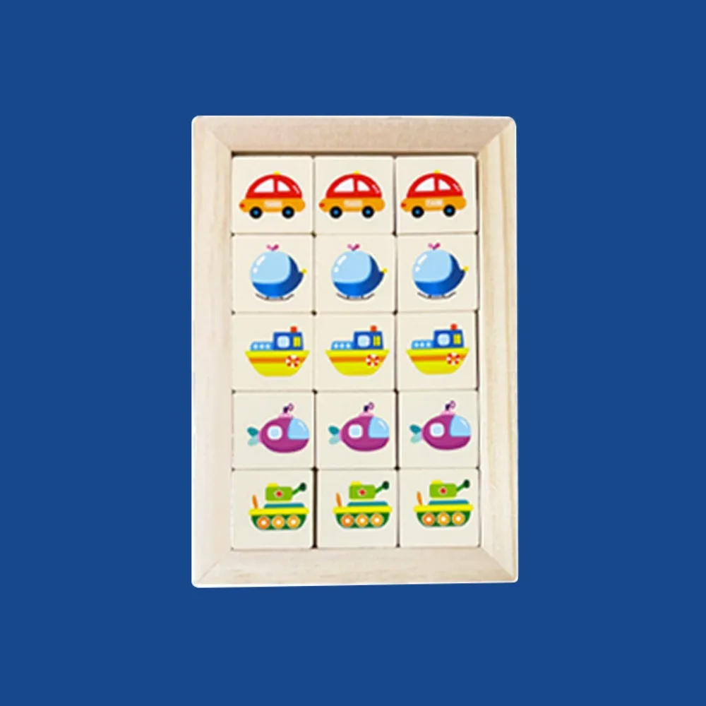 Game Blocks Animal Sliding Puzzle Games Early Educational IQ Game Moving Sliding Toy Portable Wooden Intelligence Puzzle
Game Blocks Animal Sliding Puzzle Games Early Educational IQ Game Moving Sliding Toy Portable Wooden Intelligence Puzzle