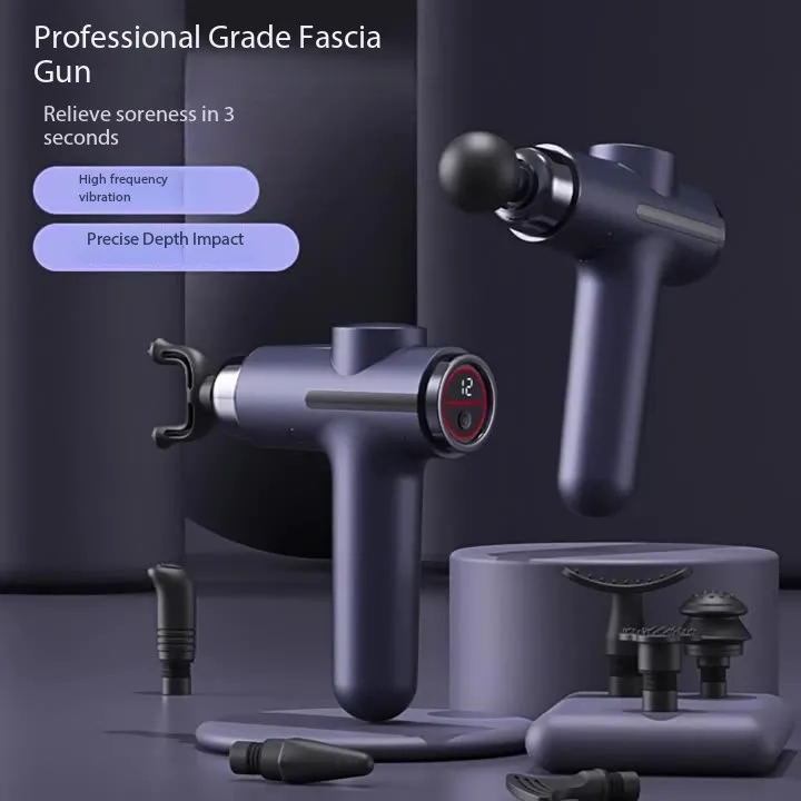 Professional Portable Fascia Gun Muscle Relaxation Massager Multi-Speed Adjustment Brushless Deep Frequency Conversion Head
Professional Portable Fascia Gun Muscle Relaxation Massager Multi-Speed Adjustment Brushless Deep Frequency Conversion Head