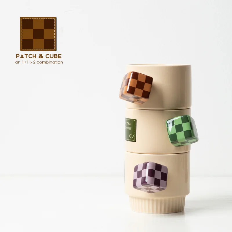 Rubik's Cube Ceramic Coffee Cup Latte Art Creative Mug Korean and European American Good-looking Water Cup Hand Gift Couple
Rubik's Cube Ceramic Coffee Cup Latte Art Creative Mug Korean and European American Good-looking Water Cup Hand Gift Couple