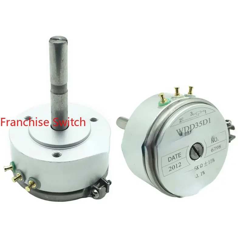 Conductive Plastic Potentiometer WDD 35D1WDY 35D11k2k510k Long Axis Rotates 360 Degrees.
Conductive Plastic Potentiometer WDD 35D1WDY 35D11k2k510k Long Axis Rotates 360 Degrees.