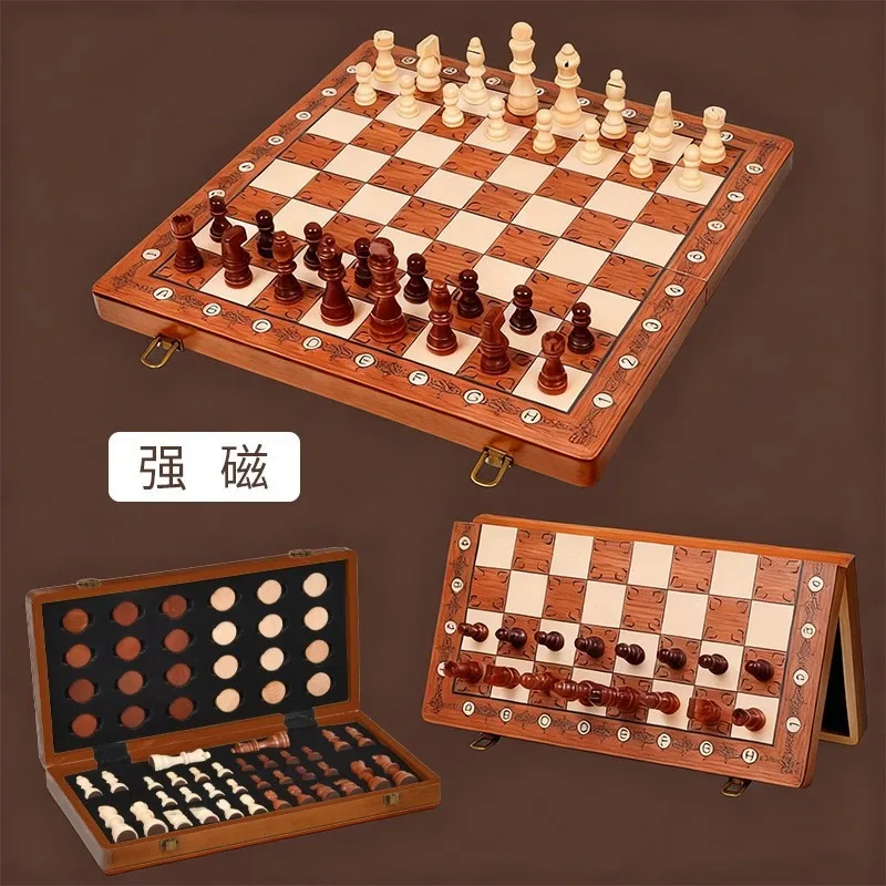Board Game 2-in-1 Double Queen Folding Magnetic Magnetic Chess Checkers
Board Game 2-in-1 Double Queen Folding Magnetic Magnetic Chess Checkers
