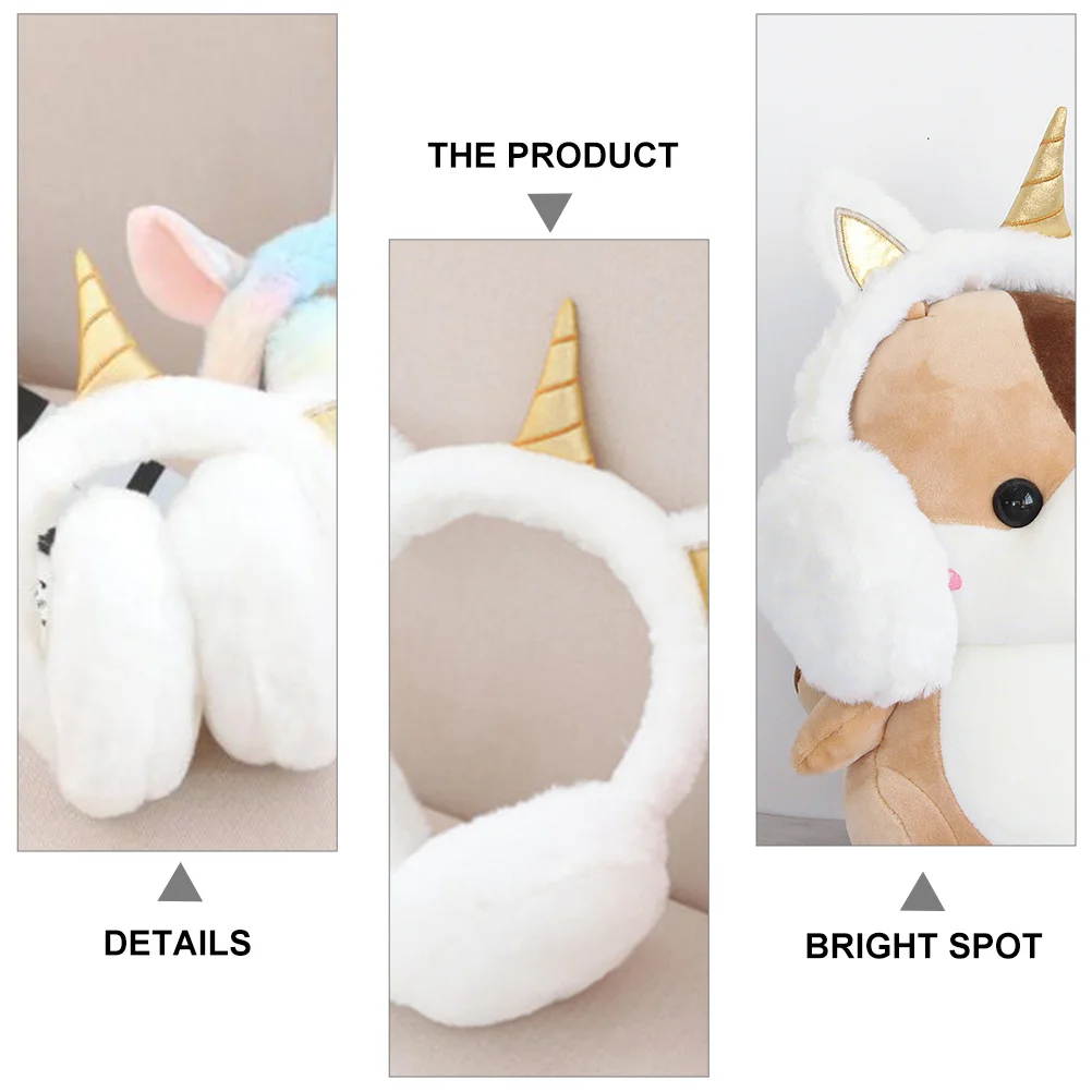 1Pcs Warm Ear Warmer with Lovely Unicorn Design for Winter - Soft Comfortable Earmuffs Perfect for Cold Weather Outdoor
1Pcs Warm Ear Warmer with Lovely Unicorn Design for Winter - Soft Comfortable Earmuffs Perfect for Cold Weather Outdoor