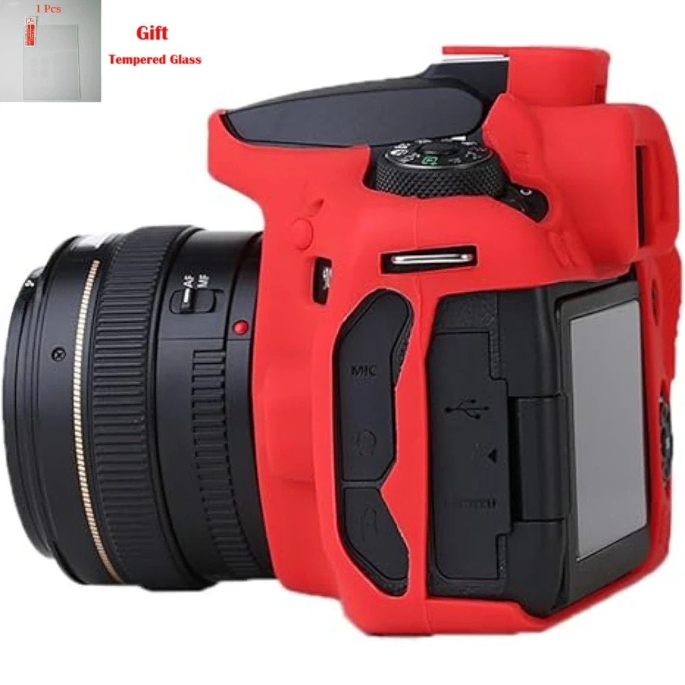 Accessories Camera Bag For Canon 90D Protector Cover ,Soft Silicone Rubber Camera Protective Body Case Skin + free tempered film
Accessories Camera Bag For Canon 90D Protector Cover ,Soft Silicone Rubber Camera Protective Body Case Skin + free tempered film