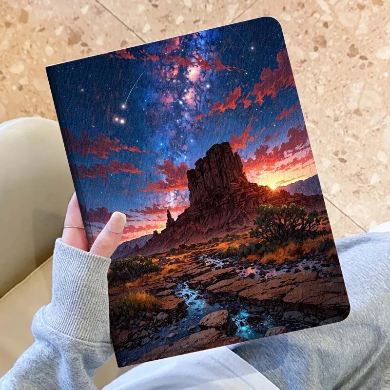 Чехол для планшета Samsung Galaxy Tab S10 S9 S8 S7 Lite FE Plus с подставкой для стилуса, устойчивый к царапинам, дизайн «Звездный закат в пустыне»
Чехол для планшета Samsung Galaxy Tab S10 S9 S8 S7 Lite FE Plus с подставкой для стилуса, устойчивый к царапинам, дизайн «Звездный закат в пустыне»