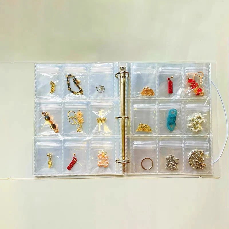 Upaded Jewelry PVC Sed Bag with Bule Anti-Oxidation Nelace Earring Jewelry Storage Case Transparent Design
Upaded Jewelry PVC Sed Bag with Bule Anti-Oxidation Nelace Earring Jewelry Storage Case Transparent Design