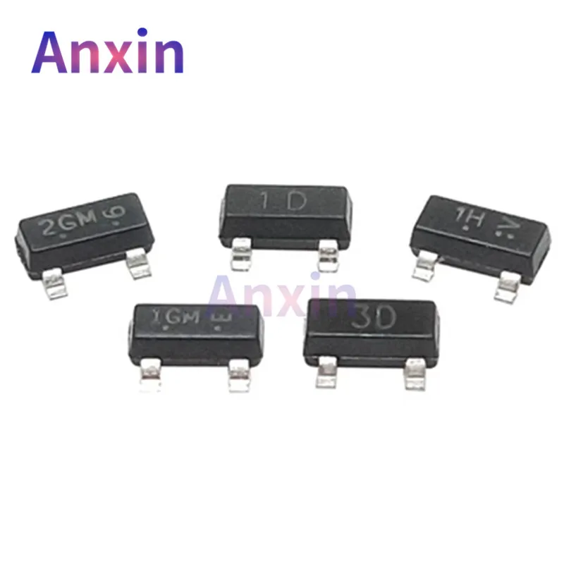 100PCS MMBT5551/BTA05/BTA06/BTA42/BTA44 MMBTA55 SOT-23 0.5A 500mA 80V 225mW NPN PNP SMD Driver Transistors
100PCS MMBT5551/BTA05/BTA06/BTA42/BTA44 MMBTA55 SOT-23 0.5A 500mA 80V 225mW NPN PNP SMD Driver Transistors