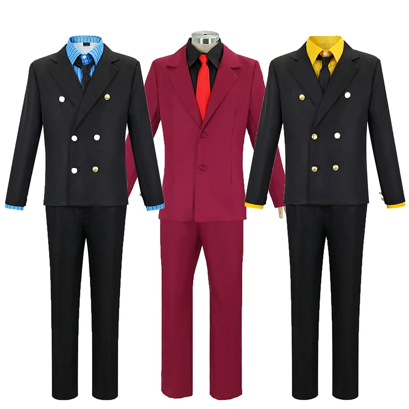 Костюм для косплея Sanji из парика аниме, костюмы на Хэллоуин и Рождество, пальто, рубашка, галстук, брюки, костюмы
Костюм для косплея Sanji из парика аниме, костюмы на Хэллоуин и Рождество, пальто, рубашка, галстук, брюки, костюмы