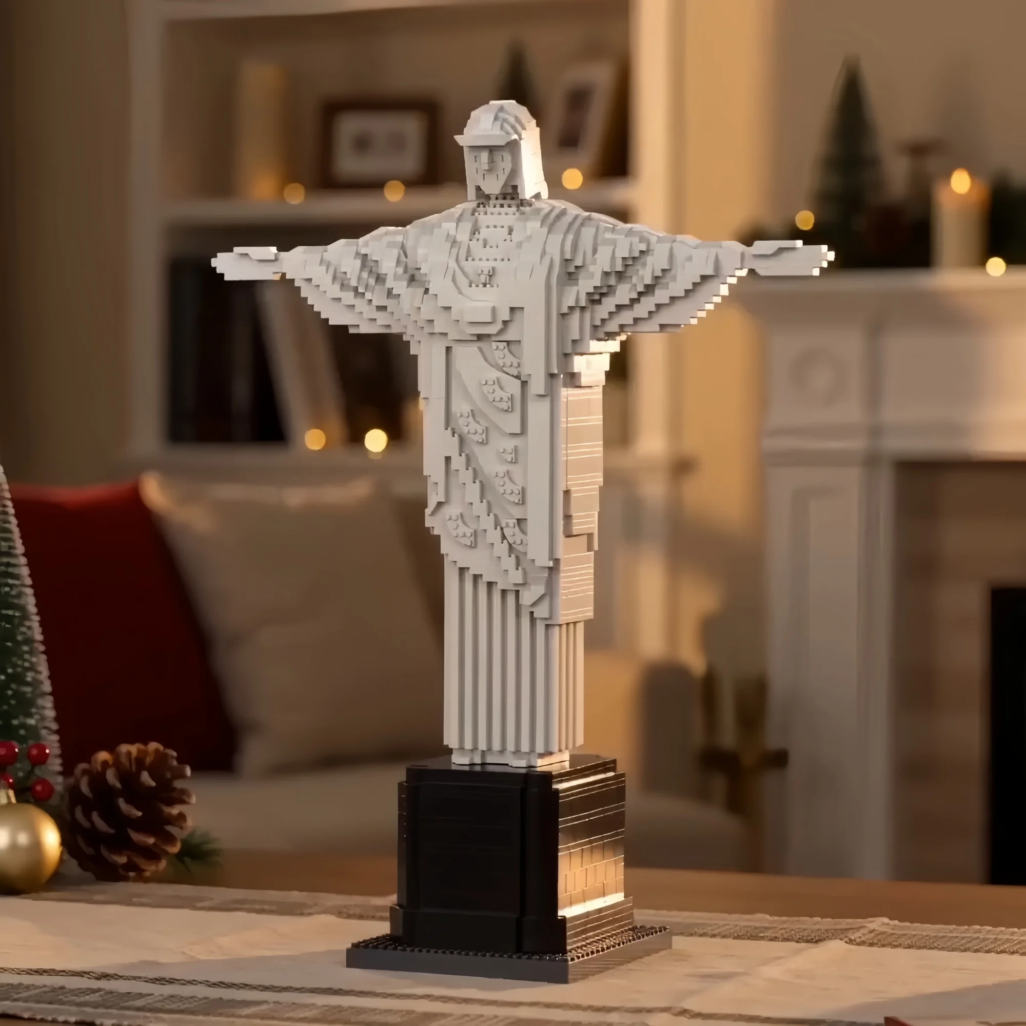 18 Inch Jesus Christ Redeemer Cross Micro Building Blocks - 2700 Pieces Serene Religious Figure, Mindful Stress Relief Hobby
18 Inch Jesus Christ Redeemer Cross Micro Building Blocks - 2700 Pieces Serene Religious Figure, Mindful Stress Relief Hobby